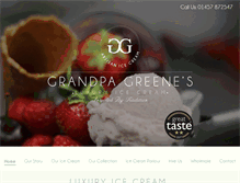 Tablet Screenshot of grandpagreenes.co.uk
